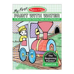 My First Paint With Water - Vehicles-Melissa & Doug
