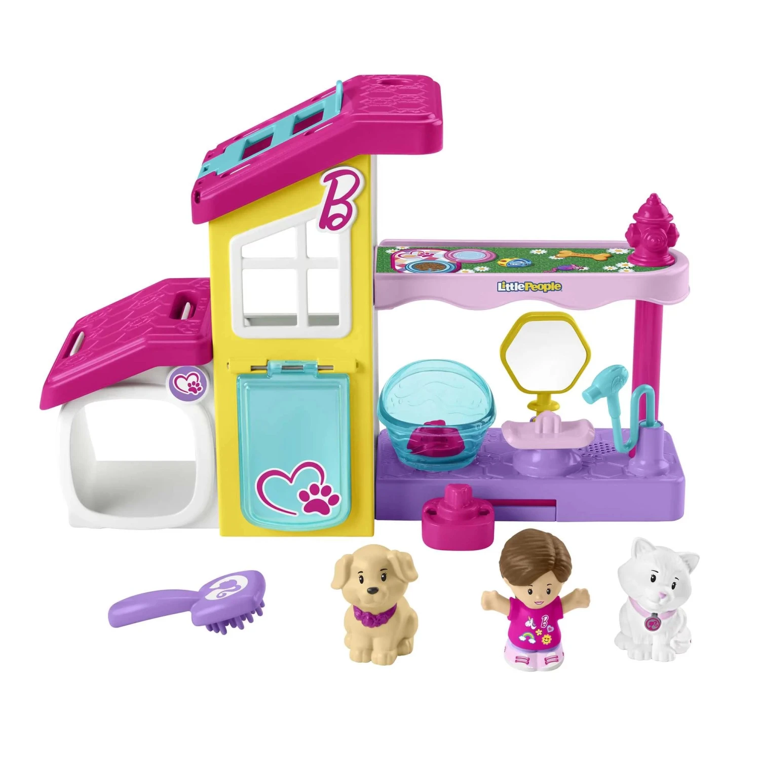 Little People Barbie Pet Playset-Fisher-Price Brands Little People Barbie Pet Playset-Fisher-Price Brands -The Toy Maven Shop LittlePeopleBarbiePetPlayset