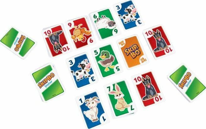 Skip-Bo Junior (Refresh)-Mattel Skip-Bo Junior (Refresh)-Mattel -The Toy Maven Shop adilmtthhb37 1