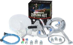 Slackers 100' Zipline Night Riderz Kit With Free Spring Brake Kit-Bolder Play (was B4Adventure)