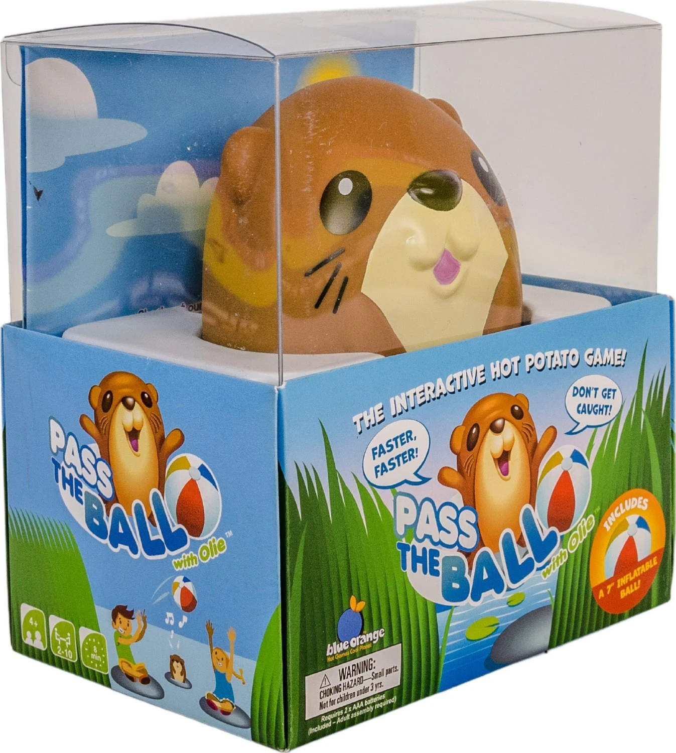 Pass the Ball with Olie-Blue Orange Pass The Ball With Olie-Blue Orange -The Toy Maven Shop bo09064