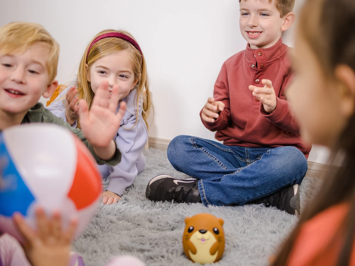 Pass the Ball with Olie-Blue Orange Pass The Ball With Olie-Blue Orange -The Toy Maven Shop bo09064 1