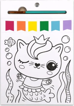 Paint Pages (Magical Creatures)-Bright Stripes -The Toy Maven Shop brst19812 5