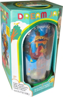 DIY Magical Light-up Dream Jars Jungle Treehouse-Bright Stripes