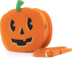 Jack O Lantern Pumpkin Handbag-Bewaltz