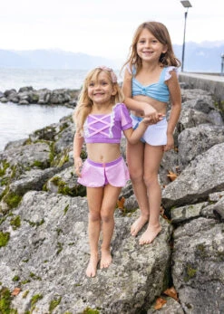 Rapunzel Swim Suit, Two-Piece (Size 3-4)-Great Pretenders (Creative Education Of Canada) 7 Rapunzel Swim Suit, Two-Piece (Size 3-4)-Great Pretenders (Creative Education Of Canada) -The Toy Maven Shop ceoc27033 5