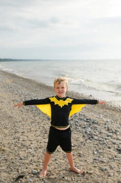 Super Bat Swimsuit (Size 3-4)-Great Pretenders (Creative Education Of Canada) 3 Super Bat Swimsuit (Size 3-4)-Great Pretenders (Creative Education Of Canada) -The Toy Maven Shop ceoc27193 2