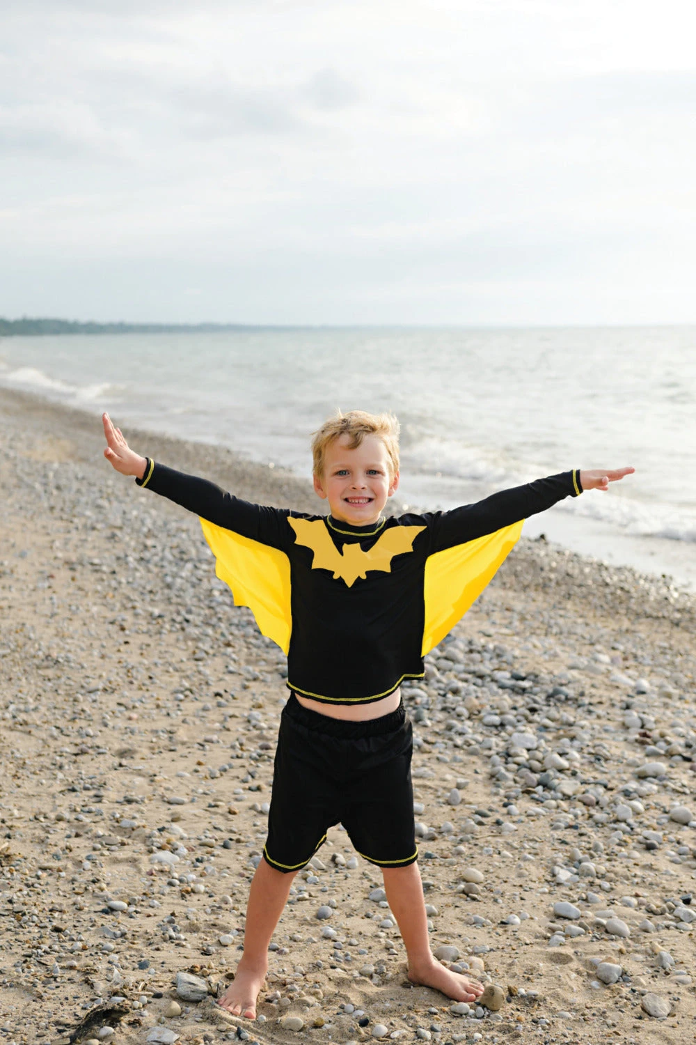 Super Bat Swimsuit (Size 3-4)-Great Pretenders (Creative Education of Canada) Super Bat Swimsuit (Size 3-4)-Great Pretenders (Creative Education Of Canada) -The Toy Maven Shop ceoc27193 4