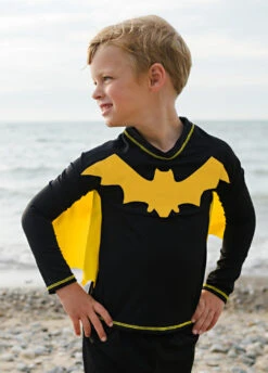 Super Bat Swimsuit (Size 3-4)-Great Pretenders (Creative Education Of Canada) 6 Super Bat Swimsuit (Size 3-4)-Great Pretenders (Creative Education Of Canada) -The Toy Maven Shop ceoc27193 5