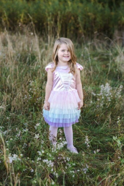 Rainbow Ruffle Tutu Dress-Great Pretenders (Creative Education Of Canada) -The Toy Maven Shop ceoc32125 6