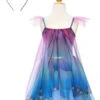 Blue Butterfly Twirl Dress With Wings And Headband (Size 5-6)-Great Pretenders (Creative Education Of Canada) -The Toy Maven Shop ceoc32545