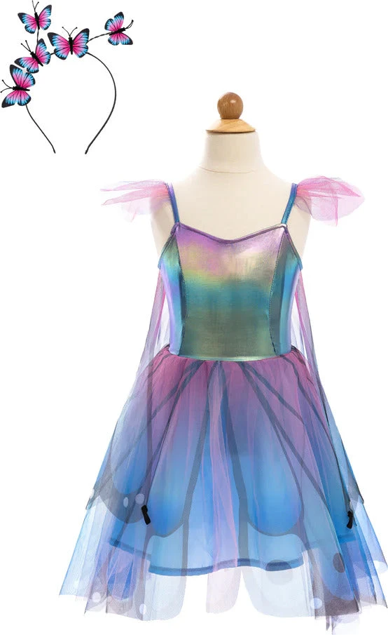 Blue Butterfly Twirl Dress with Wings and Headband (Size 5-6)-Great Pretenders (Creative Education of Canada) Blue Butterfly Twirl Dress With Wings And Headband (Size 5-6)-Great Pretenders (Creative Education Of Canada) -The Toy Maven Shop ceoc32545 1