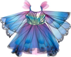 Blue Butterfly Twirl Dress With Wings And Headband (Size 5-6)-Great Pretenders (Creative Education Of Canada) 4 Blue Butterfly Twirl Dress With Wings And Headband (Size 5-6)-Great Pretenders (Creative Education Of Canada) -The Toy Maven Shop ceoc32545 2