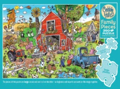 Farmyard Folly - Family Puzzle (350 Pc)-Cobble Hill Puzzle Company