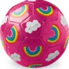 Size 3 Glitter Soccer Ball - Rainbow-Crocodile Creek -The Toy Maven Shop croc25002