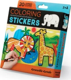 Coloring Stickers - Animal-Crocodile Creek