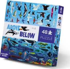 48-pc Above & Below Puzzle - Sea And Sky-Crocodile Creek