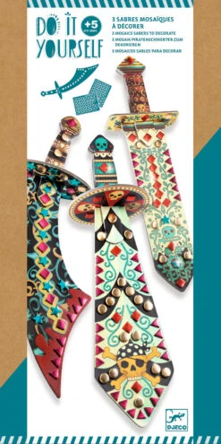 Diy Like A Pirate Sword-Djeco -The Toy Maven Shop djcodj07902 2