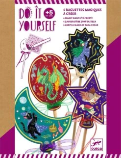 DJECO Spells Magic Wands DIY Craft Kit-Djeco