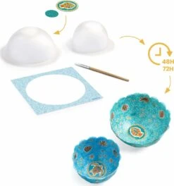 In The Sea DIY Craft Kit-Djeco -The Toy Maven Shop djcodj07983 3