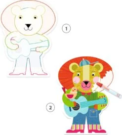 DJECO Animalo-Len Paint With Water Activity Set-Djeco 4 DJECO Animalo-Len Paint With Water Activity Set-Djeco -The Toy Maven Shop djcodj09069 2