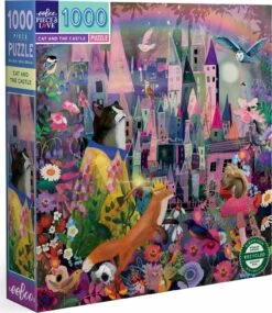Cat And The Castle 1000 Piece Puzzle-eeBoo