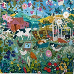 English Hedgerow 1000 Piece Puzzle-eeBoo -The Toy Maven Shop eboopztehg 2