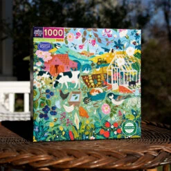 English Hedgerow 1000 Piece Puzzle-eeBoo -The Toy Maven Shop eboopztehg 3