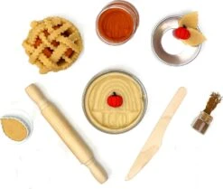 Pumpkin Pie Sensory Play Dough Kit-Earth Grown KidDoughs -The Toy Maven Shop egkdpkpumpkinpies 2