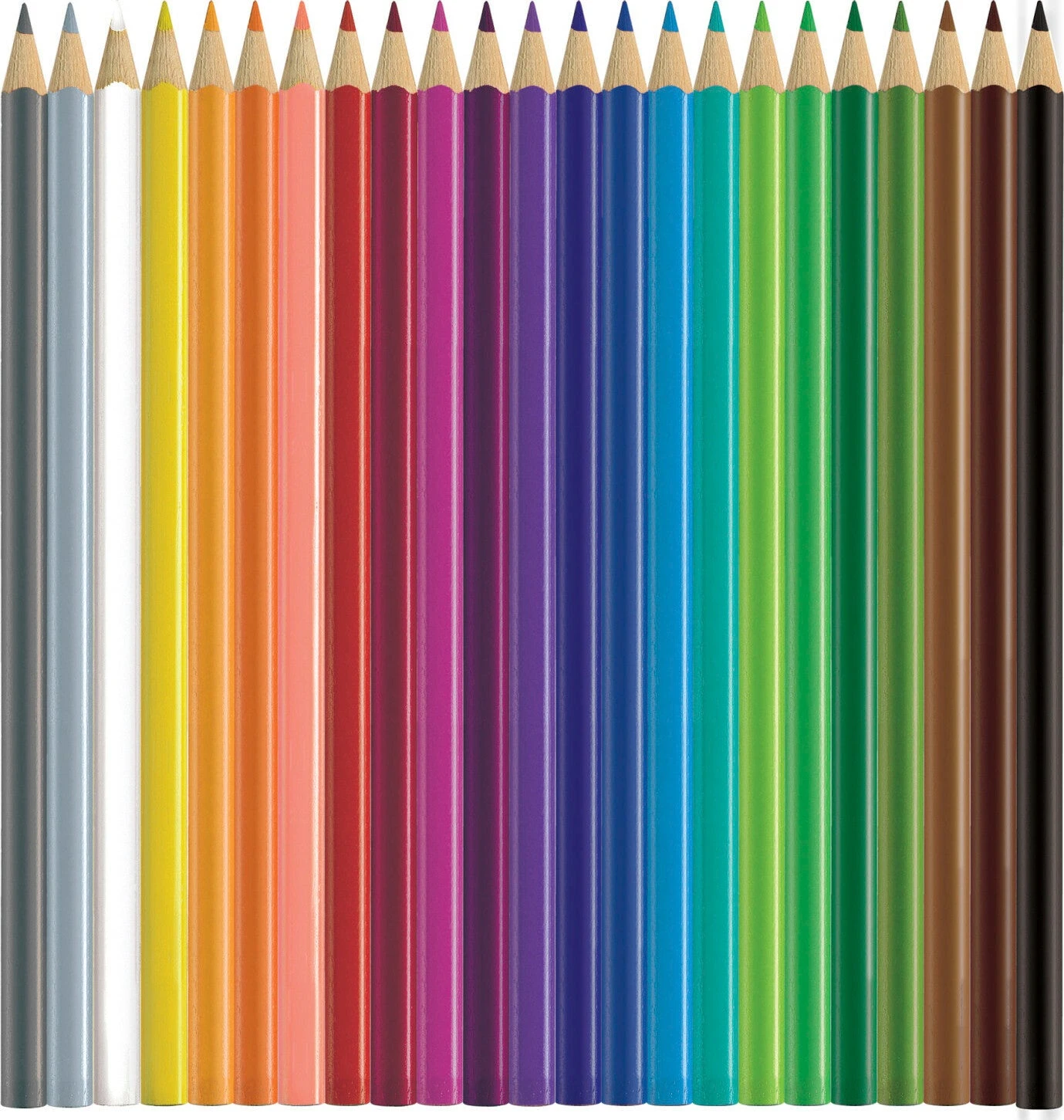 24 Triangular Colored EcoPencils-Faber-Castell 24 Triangular Colored EcoPencils-Faber-Castell -The Toy Maven Shop fabefc9120524 1