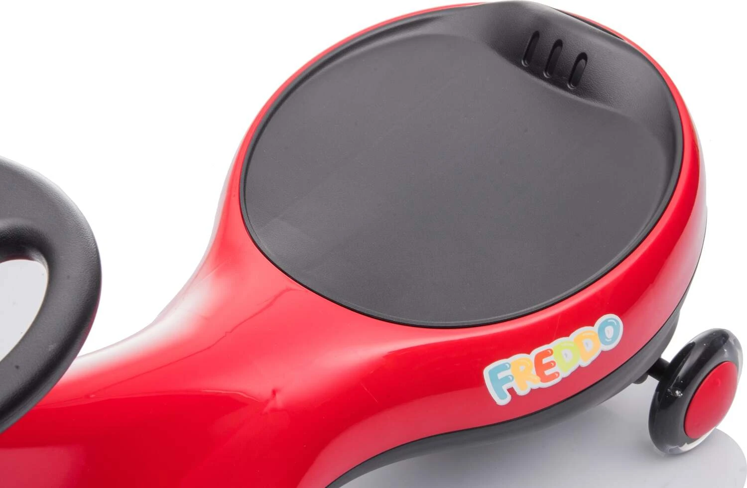 Freddo Toys Swing Car with Flashing Wheels (Red)-Freddo Toys Freddo Toys Swing Car With Flashing Wheels (Red)-Freddo Toys -The Toy Maven Shop fddolb1802red 6