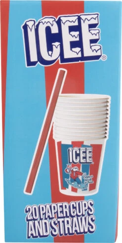 ICEE Paper Cups And Straws-Fizz Creations