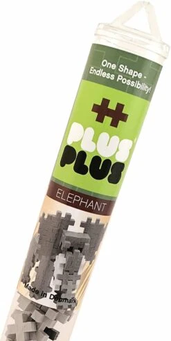 Plus-Plus Tube - Elephant-Plus-Plus (was Geared For Imagination) -The Toy Maven Shop gear04121 4