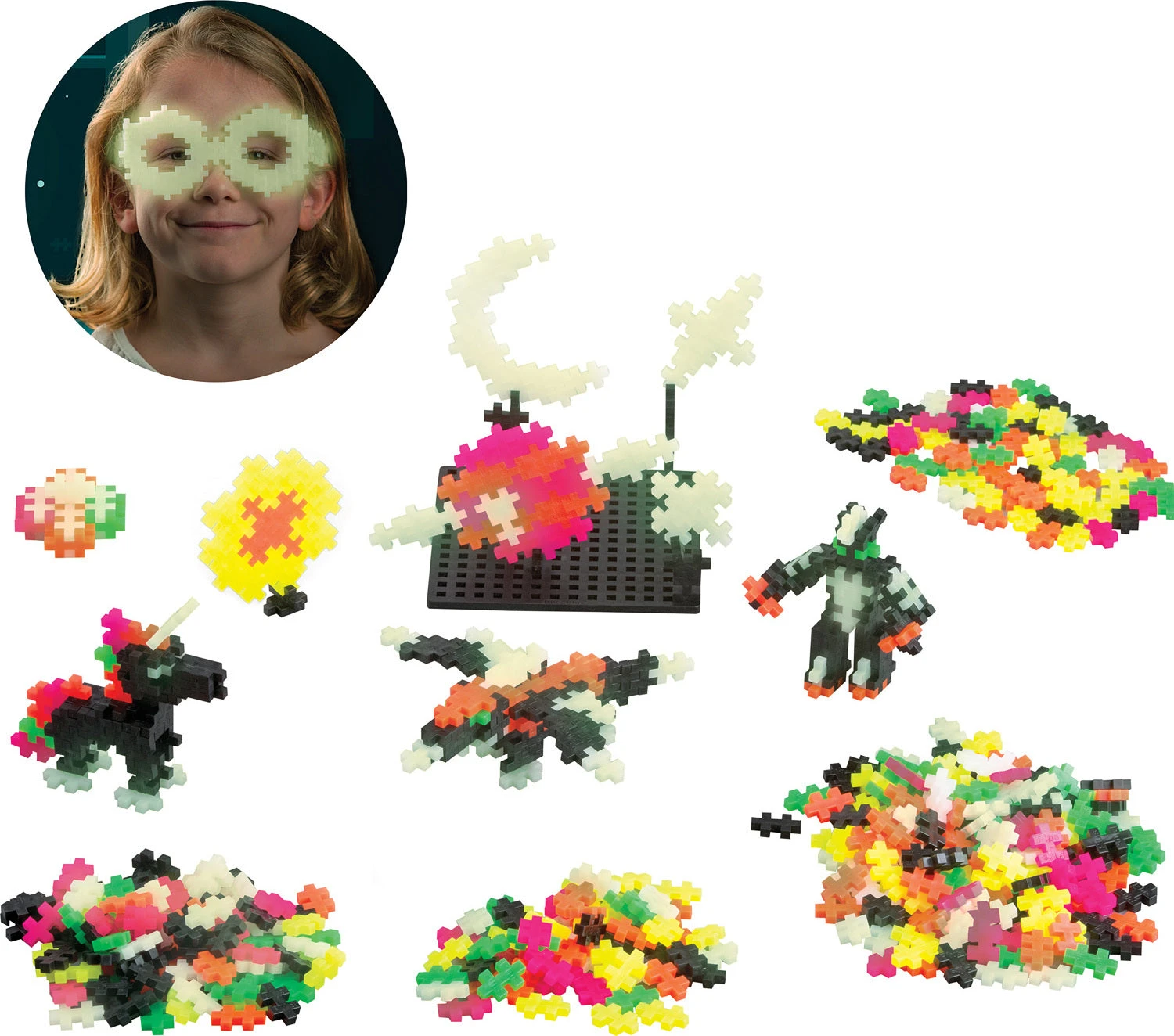 Plus-Plus Learn To Build - Glow-Plus-Plus (was Geared for Imagination) Plus-Plus Learn To Build - Glow-Plus-Plus (was Geared For Imagination) -The Toy Maven Shop gear05050