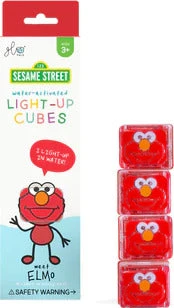 Glo Pals - Sesame Street Red 4 Pack (Elmo)-Glo Pals Glo Pals - Sesame Street Red 4 Pack (Elmo)-Glo Pals -The Toy Maven Shop glplgpfin4pkelmo