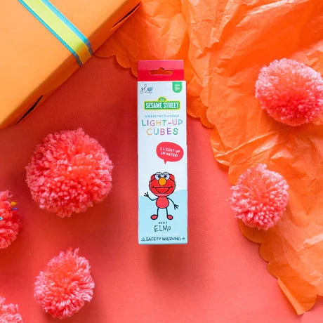 Glo Pals - Sesame Street Red 4 Pack (Elmo)-Glo Pals Glo Pals - Sesame Street Red 4 Pack (Elmo)-Glo Pals -The Toy Maven Shop glplgpfin4pkelmo 1