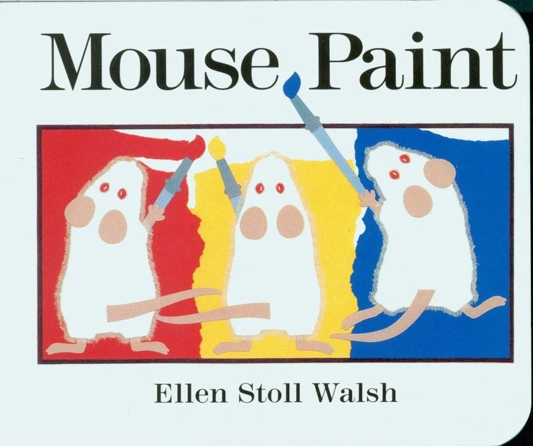 Mouse Paint Board Book-HarperCollins Publishers Mouse Paint Board Book-HarperCollins Publishers -The Toy Maven Shop harp9780152002657