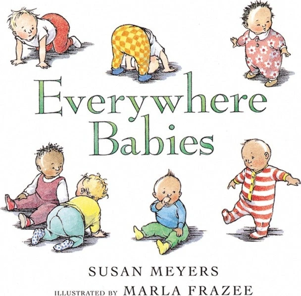 Everywhere Babies Board Book-HarperCollins Publishers Everywhere Babies Board Book-HarperCollins Publishers -The Toy Maven Shop harp9780152053154