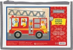 Fire Truck Pouch Puzzle-Galison