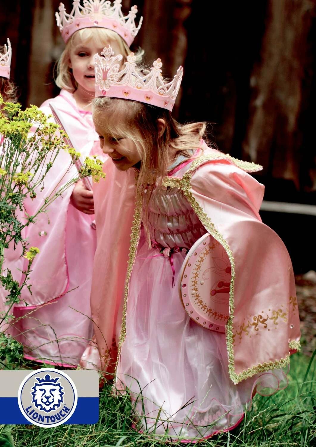 Liontouch Pretend-Play Dress Up Costume Queen Rosa Crown-Liontouch Liontouch Pretend-Play Dress Up Costume Queen Rosa Crown-Liontouch -The Toy Maven Shop hota25107 1