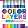 Color Layers Double-Ended Layering Markers (Set Of 8 / 16 Colors)-Ooly (International Arrivals) 2 Color Layers Double-Ended Layering Markers (Set Of 8 / 16 Colors)-Ooly (International Arrivals) -The Toy Maven Shop inar130108