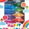 Happy Triangles Jumbo Crayons - Set Of 12-Ooly (International Arrivals) 2 Happy Triangles Jumbo Crayons - Set Of 12-Ooly (International Arrivals) -The Toy Maven Shop inar133107