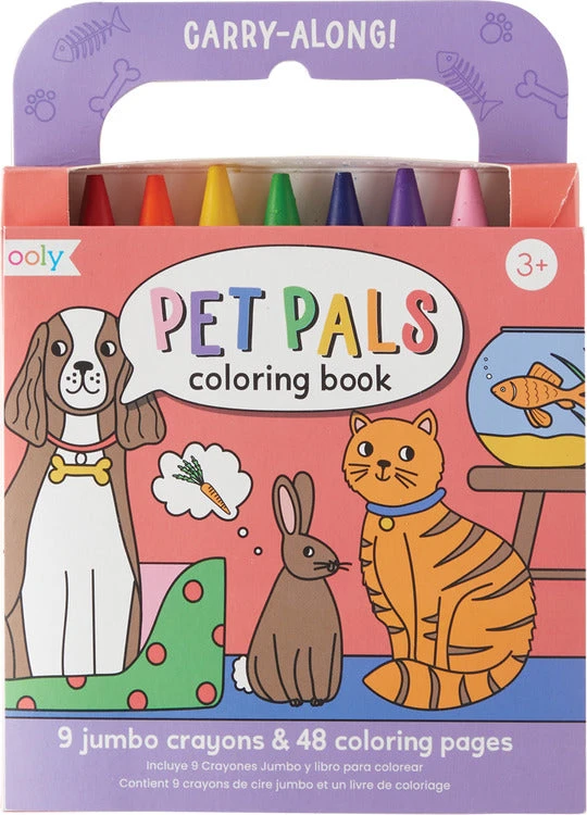 Carry Along Coloring Book Set - Pet Pals-Ooly (International Arrivals) Carry Along Coloring Book Set - Pet Pals-Ooly (International Arrivals) -The Toy Maven Shop inar138021