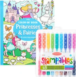 Princess Fairies Stampable Coloring Giftables Pack-Ooly (International Arrivals) 3 Princess Fairies Stampable Coloring Giftables Pack-Ooly (International Arrivals) -The Toy Maven Shop inar191179 1