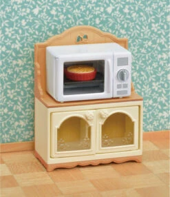 Microwave Cabinet-Calico Critters