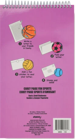 Corey Paige Fun Sports Seal And Send-iScream -The Toy Maven Shop iscr7601318 2