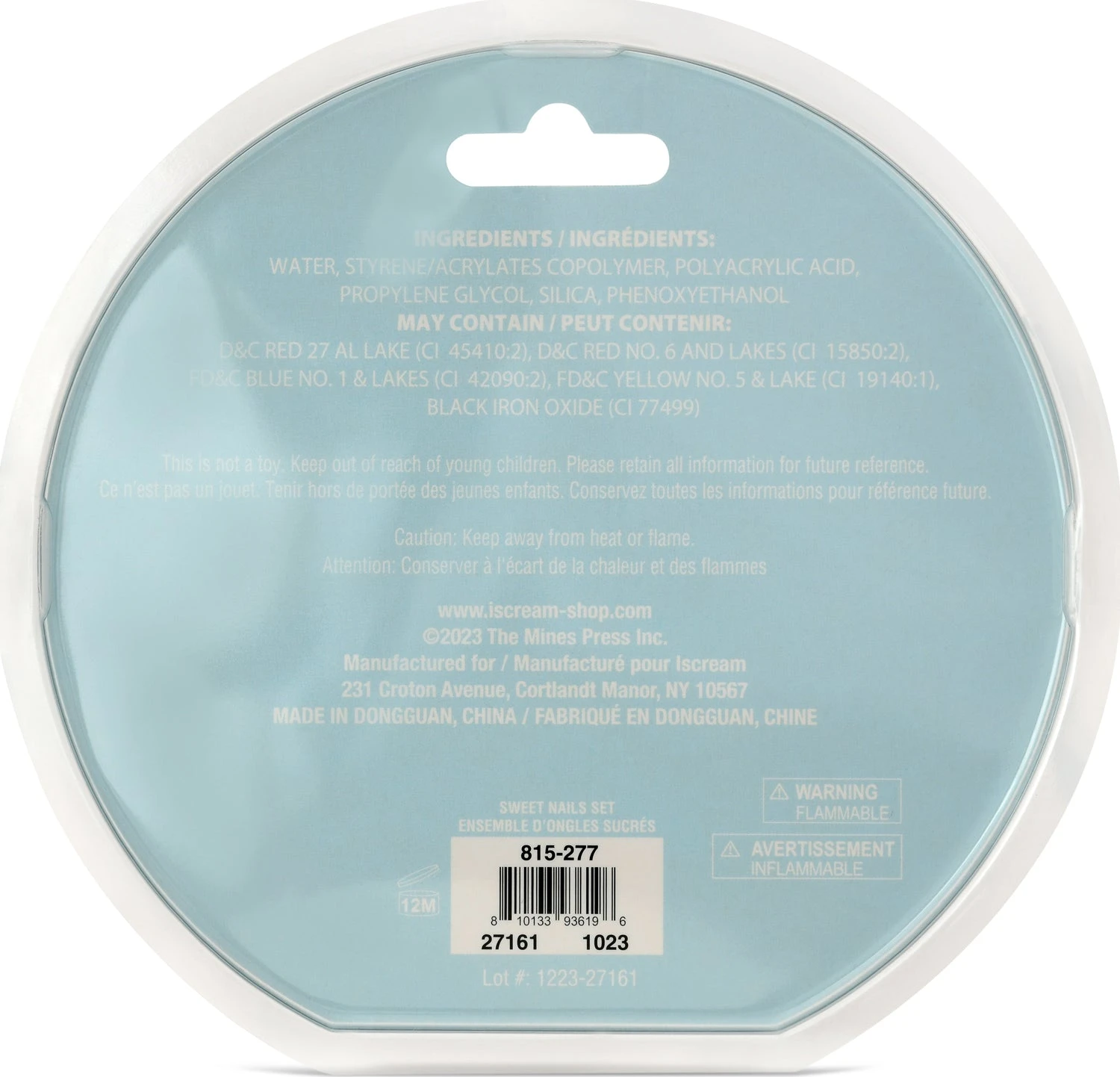 Sweet Nails Set Pieces-iScream Sweet Nails Set Pieces-iScream -The Toy Maven Shop iscr815277 1