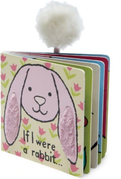If I Were A Rabbit Book (Tulip Pink)-Jellycat