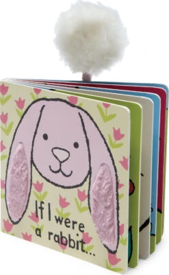 If I Were A Rabbit Book (Tulip Pink)-Jellycat 4 If I Were A Rabbit Book (Tulip Pink)-Jellycat -The Toy Maven Shop jcatbb444r 2