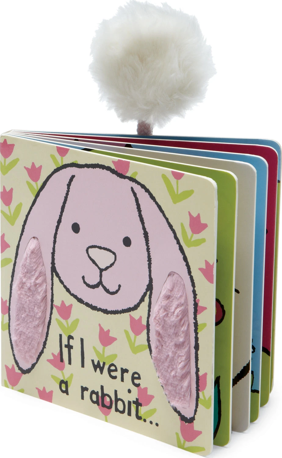 If I Were a Rabbit Book (Tulip Pink)-Jellycat If I Were A Rabbit Book (Tulip Pink)-Jellycat -The Toy Maven Shop jcatbb444r 2